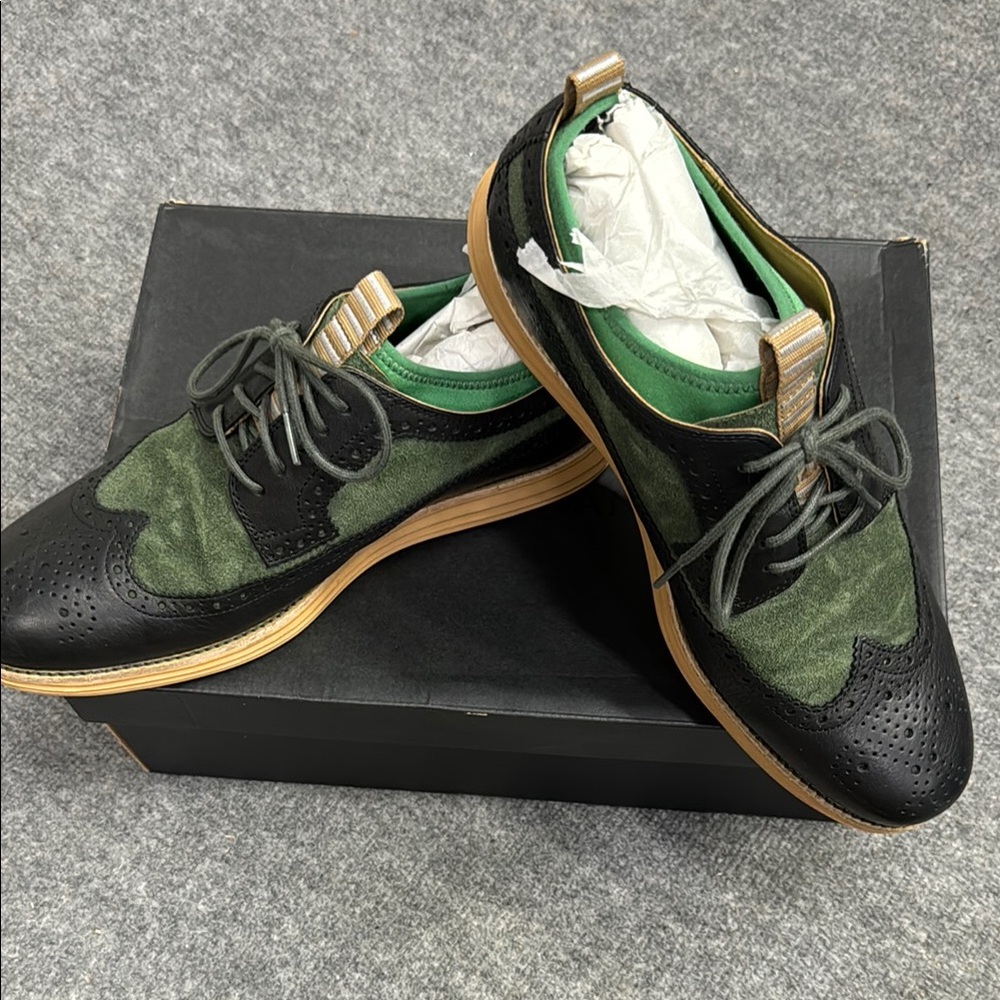 Cole Haan Zero Grand Green and Black Men's Shoes
